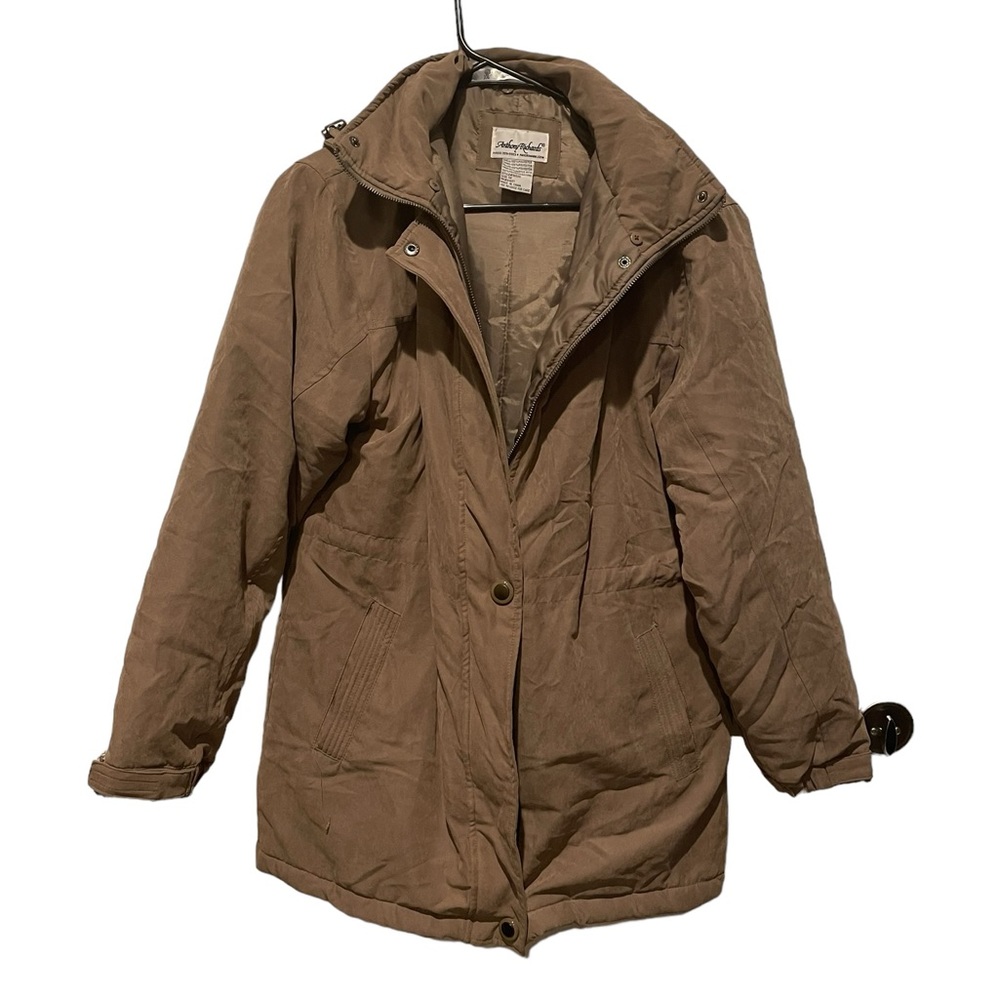 Anthony Richards Removable Hooded Heavy Coat Size Medium
